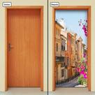 Adesivo Decorativo de Porta - Vilarejo - 1591cnpt Adesivo Decorativo de Porta - Vilarejo - 1591cnpt