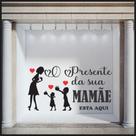 Adesivo decorativo em recorte para vitrine dia das mães 58x110m