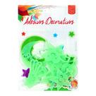 Adesivo Decorativo Figuras Que Brilham No Escuro 12 Unidades