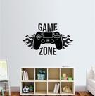 Adesivo Decorativo Gamer - Game Zone - Preto