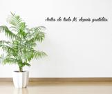 Adesivo Decorativo Para Carro Frase a sorte de um amor, grande