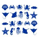 Adesivo Decorativo Para Fundo De Piscina Infantil - Peixes