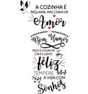 Adesivo Decorativo Parede A Cozinha É Pequena Cheia De Amor