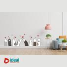 Adesivo Decorativo parede Pet com patinhas Adesivo Decorativo parede Pet com patinhas
