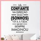 Adesivo decorativo / Siga seus sonhos (70x40cm)