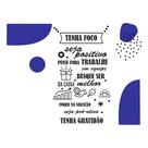 Adesivo Decorativo Trabalho Foco Escritório Empresa Azul Adesivo Decorativo Trabalho Foco Escritório Empresa Azul