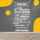 Adesivo Decorativo Trabalho Foco Escritório Empresa Adesivo Decorativo Trabalho Foco Escritório Empresa