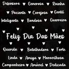 Adesivo Decorativo Vitrine Feliz Dia Das Mães Palavras