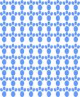 Adesivo Decorativos kit 100 Pegadas Patinhas De Coelho Para A Páscoa Azul