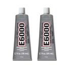 Adesivo E6000 de alta viscosidade multiuso de 110 mL, pacote com 2