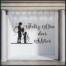 Adesivo em recorte para vitrine dia das mães 58x120m admaes10
