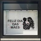 Adesivo em recorte para vitrine dia das mães 58x120m