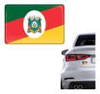 Adesivo Emblema 3D Resinado Bandeira RS 4cm Adesivo Emblema 3D Resinado Bandeira RS 4cm