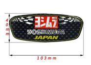 Adesivo Emblema Aluminio Escapamento Yoshimura Japan