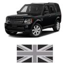 Adesivo Emblema Bandeira Inglaterra Land Rover Cinza