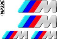 Adesivo Emblema Bmw M Pinça Freio Resinado