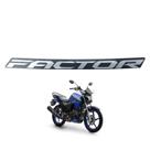 Adesivo Emblema Capa Tanque Ybr150 Factor Dx Direito Esquerdo AzMetálico