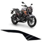 Adesivo Emblema Da Rabeta Tampa Lateral Traseira Direito Fz25 2025 Cinza