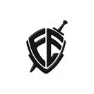 Adesivo Emblema Escudo da Fé Resinado Preto 15cm