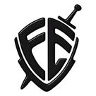 Adesivo Emblema Escudo da Fé Resinado Preto 15cm