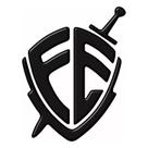Adesivo Emblema Escudo da Fé Resinado Preto SPTS