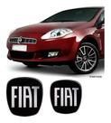 Adesivo Emblema Fiat Bravo Piano Dianteiro Traseiro Black