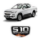 Adesivo Emblema High Country S10 Resinado Tampa Traseira Adesivo Emblema High Country S10 Resinado Tampa Traseira