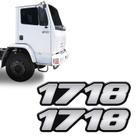 Adesivo Emblema Lateral 1718 Mercedes Benz Modelo Original
