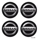 Adesivo Emblema Nissan Botom Calota Roda Resinado 48 Mm