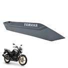 Adesivo Emblema Tampa Lateral Direito Ybr150 Factor Dx 2025 Preto Metálico