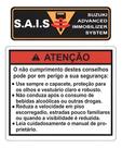 Adesivo Emblema Tanque Suzuki ETQ FK Compatível