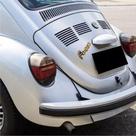 Adesivo Emblema Traseiro Fusca Itamar Volkswagen Dourado