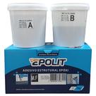 Adesivo Epóxi Estrutural Média Fluidez Pincelável 1 kg MF - EPOLIT Adesivo Epóxi Estrutural Média Fluidez Pincelável 1 kg MF - EPOLIT