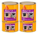 Adesivo Epóxi Sikadur 31 Lata 1 kg Concreto Sika - Kit 2 Un Adesivo Epóxi Sikadur 31 Lata 1 kg Concreto Sika - Kit 2 Un