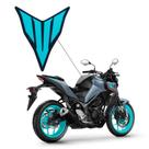 Adesivo Etiqueta Grafico Central Tanque Azul Mt03 Yamaha Original 2023 2024