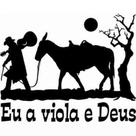 Adesivo Eu a Viola e Deus SV2203 - Preto