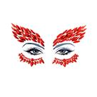 Adesivo facial de cristal Neva Nude Red Wing Devil à prova d'água