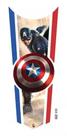 Adesivo Faixa Gravata Capitao America Resinado 233