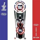 Adesivo Faixa Gravata Capitao America Resinado 234 Adesivo Faixa Gravata Capitao America Resinado 234
