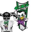 Adesivo Faixa Gravata sem resina Moto CG 150/160 Coringa Verde