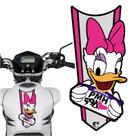 Adesivo Faixa Gravata sem resina Moto Margarida Rosa