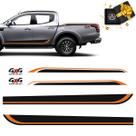 Adesivo Faixa L200 Triton Acessório Lateral Personalizada