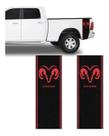 Adesivo Faixa Lateral Caçamba Dodge Ram Vermelho E Preto Adesivo Faixa Lateral Caçamba Dodge Ram Vermelho E Preto