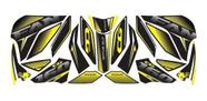 Adesivo Faixa Lateral Carenagem Cg Fan 160 2016/2021 Kit 08