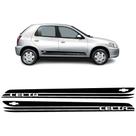Adesivo Faixa Lateral Celta Chevrolet 2 E 4 Portas Kit C/ 2