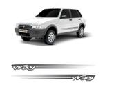 Adesivo Faixa Lateral Fiat Uno Way 2013 Unway Resitank NP003