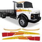 Adesivo Faixa Lateral Mercedes Mb 1113 1313 1513 Vermelho