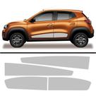 Adesivo Faixa Lateral Renault Kwid 2017 A 2022 CINZA