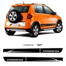 Adesivo Faixa Lateral Volkswagen Crossfox 2010 2011 Preto