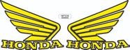 Adesivo Faixa Relevo 3d Asa Honda Cb 600 Hornet Resinado